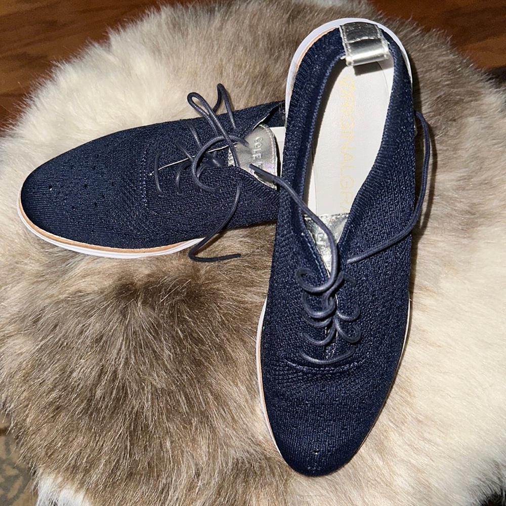 Navy blue OG wingtip zero grand Oxford